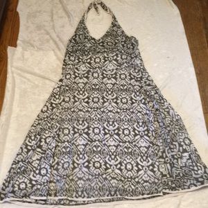 Jones New York Olive Halter Dress